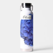 Elegantes, blühendes Hydrangeas Trinkflasche (Vorne)
