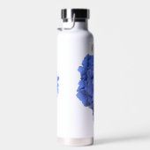 Elegantes, blühendes Hydrangeas Trinkflasche (Rechts)
