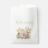 Elegantes Blume Brautparty Vielen Dank Geschenktütchen (Vorderseite)