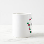 Elegantes Blume Herz-Grammy Kaffeetasse (Mittel)