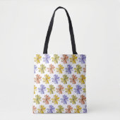 Elegantes Blume Muster Tasche (Vorderseite)