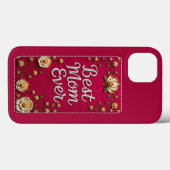 Elegantes Blumen-iPhone-Case „Beste Mutter aller Z Case-Mate iPhone Hülle (Rückseite (Horizontal))
