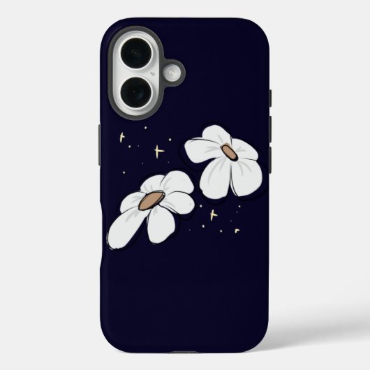 Elegantes Blumen-iPhone-Case Case-Mate iPhone Hülle (Rückseite)