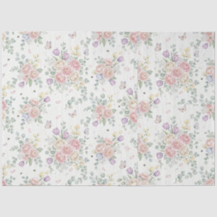 Elegantes Blumen-Seidenpapier Seidenpapier