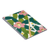 Elegantes Blumen- u. Reben Notizblock (Rechte Seite)