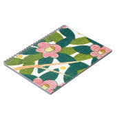 Elegantes Blumen- u. Reben Notizblock (Linke Seite)