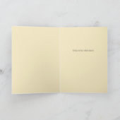 Elegantes Blumenangebot, wo immer wir Beileid-Zita Karte (Innenseite)