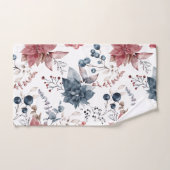 Elegantes Blumenbadetuch Set (Handtuch)