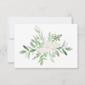 Elegantes Blumenbegräbnis danken Ihnen Trauerfall Dankeskarte (Rückseite)