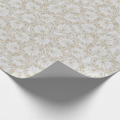 Elegantes Blumenblätterpapier Geschenkpapier (Ecke)