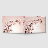 Elegantes Blumenblossom Hochzeitsplanung Gästebuch (Voll)