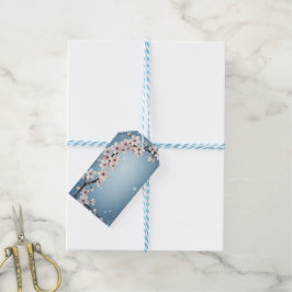 Elegantes Blumenblossom Hochzeitsplanung Geschenkanhänger