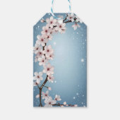 Elegantes Blumenblossom Hochzeitsplanung Geschenkanhänger (Vorderseite)