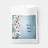 Elegantes Blumenblossom Hochzeitsplanung Geschenktütchen (Vorderseite)