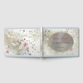 Elegantes Blumenbuch Gästebuch (Voll)