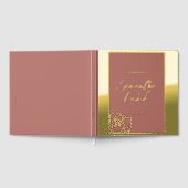 Elegantes Blumenbuch Hochzeitsbuch Gästebuch (Voll)