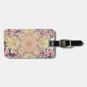 Elegantes Blumendahlie-Blumen-Muster Gepäckanhänger