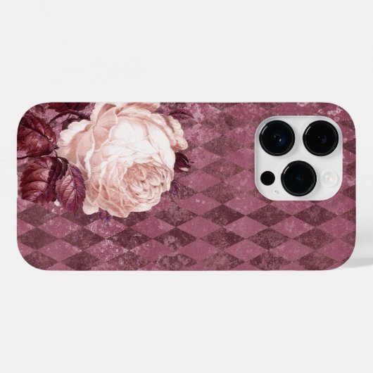 Elegantes Blumendesign Case-Mate iPhone Hülle (Rückseite (Horizontal))