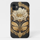 Elegantes Blumendesign Case-Mate iPhone Hülle (Rückseite)
