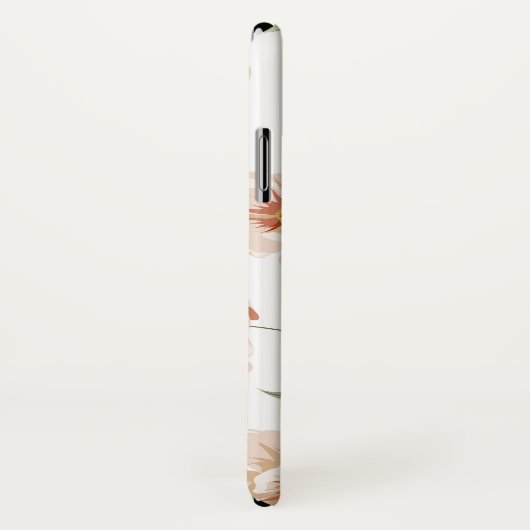 Elegantes Blumendesign Case-Mate iPhone Hülle (Hinten/Rechts)