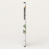 Elegantes Blumendesign Case-Mate iPhone Hülle (Hinten/Links)