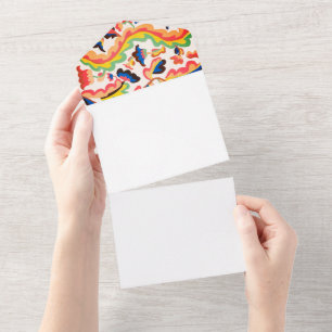 Elegantes Blumendesign (CYO) – Selbst Gestalten All In One Einladung