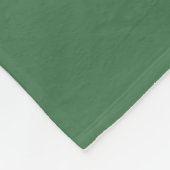 Elegantes Blumendesign Fleecedecke (Ecke)