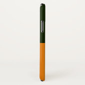 Elegantes Blumendesign in Grün und Gold Case-Mate iPhone Hülle (Hinten/Rechts)