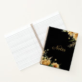 Elegantes Blumendesign Journal Spiral Notebook Notizblock (Innenseite)