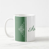 Elegantes Blumendesign Kaffeetasse (Links)