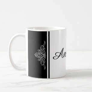 Elegantes Blumendesign Kaffeetasse