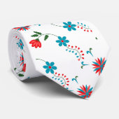 Elegantes Blumendesign Krawatte (Gerollt)