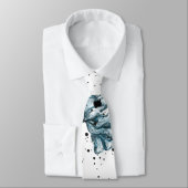 Elegantes Blumendesign Krawatte (Gebunden)