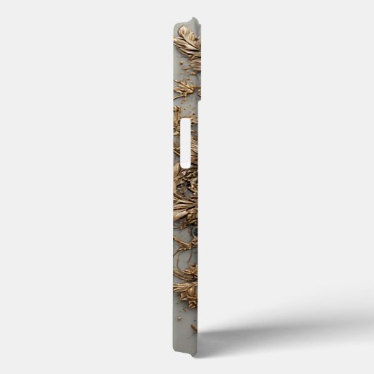 Elegantes Blumendesign mit Verzierten Mustern Case-Mate iPhone Hülle (Rückseite / Rechts)