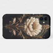 Elegantes Blumendesign mit Verzierten Mustern Case-Mate iPhone Hülle (Rückseite (Horizontal))