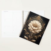 Elegantes Blumendesign mit Verzierten Mustern Planer (Anzeige)