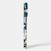 Elegantes Blumendesign mit weißen Lilien Case-Mate iPhone Hülle (Rückseite / Rechts)