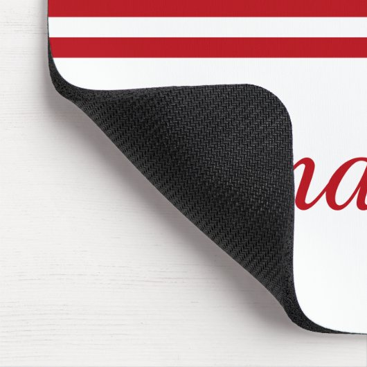 Elegantes Blumendesign Mousepad (Ecke)