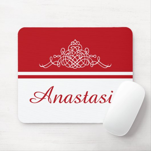 Elegantes Blumendesign Mousepad (Mit Mouse)