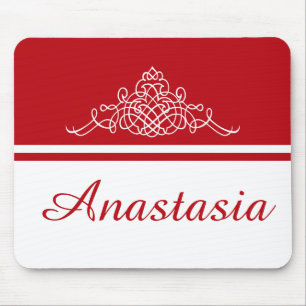 Elegantes Blumendesign Mousepad