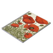 Elegantes Blumendesign Notizblock (Linke Seite)