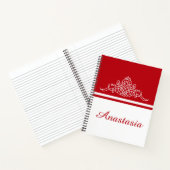 Elegantes Blumendesign Notizblock (Innenseite)