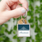 Elegantes Blumendesign Schlüsselanhänger (Hand)