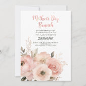 Elegantes Blumenfest Muttertag Einladung (Vorderseite)