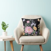 Elegantes Blumengarten Kissen (Stuhl )