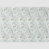 Elegantes Blumengeflechtpapier Seidenpapier (Vorderseite)