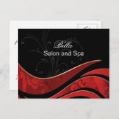 elegantes Blumengeschäft Dankeschön an Sie Karten (Vorne/Hinten)