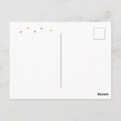 Elegantes Blumengeschenk oder Freundlichkeit Viele Postkarte (Rückseite)