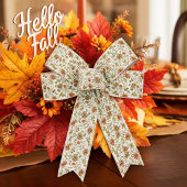 Elegantes, blumengeschmücktes Muster Satinband