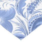 Elegantes, blumengeschmücktes Wasserfarbenmuster Tischdecke (Schrägansicht)